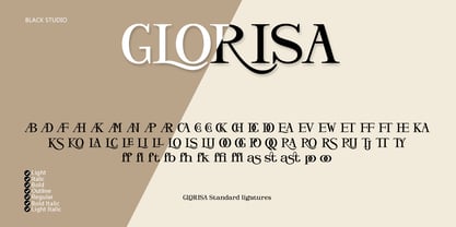 Glorisa Font Poster 8