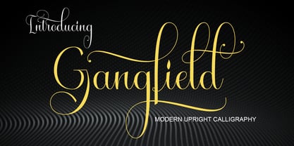 Gangfield Font Poster 1