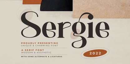Sergie Font Poster 1