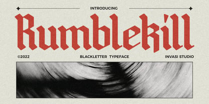 Rumblekill Font Poster 1