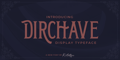Dirchave Font Poster 1