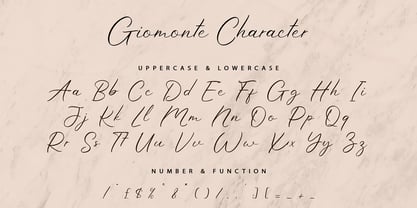 Giomonte Font Poster 8