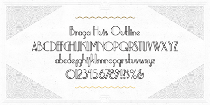 Braga Huis Font Poster 3