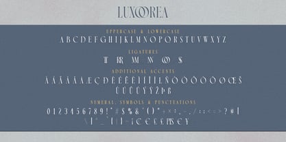 Luxoorea Font Poster 10