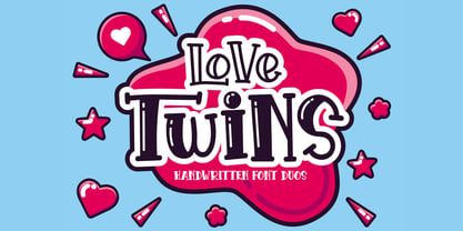 Love Twins Solid Fuente Póster 1