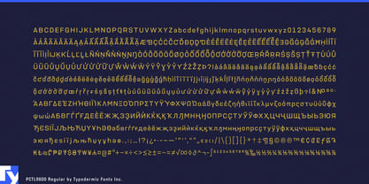 Pctl9600 Font Poster 5