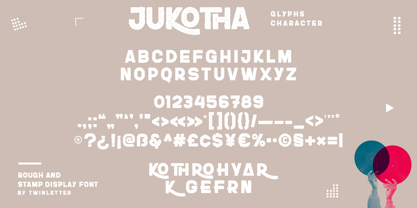 Jukotha Font Poster 11