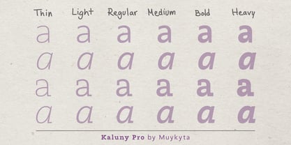 Kaluny Pro Font Poster 8