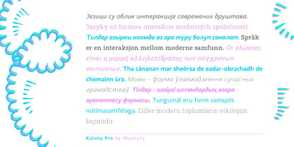 Kaluny Pro Font Poster 4