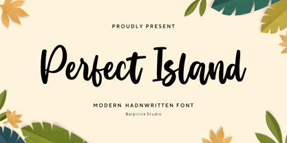 Perfect Island Font Poster 1