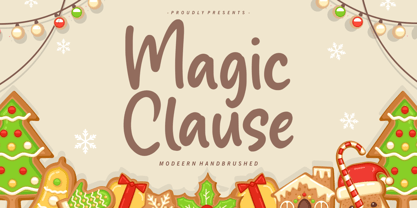 Magic Clause Font Poster 1