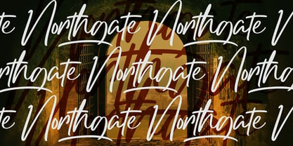 Northgate Font Poster 6