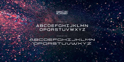 Space Odyssey Font Poster 7