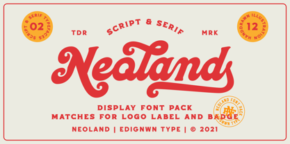 Neoland Font Poster 1