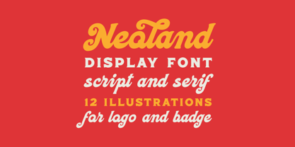 Neoland Font Poster 9