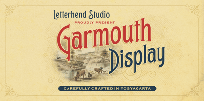 Garmouth Display Font Poster 1