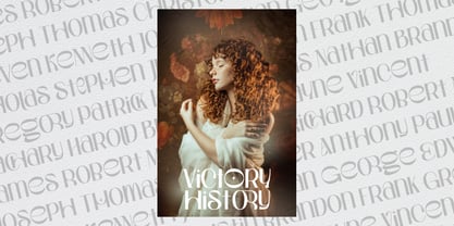 Victory History Font Poster 6