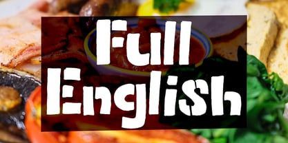 Full English Fuente Póster 1