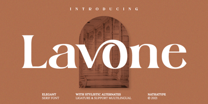 Lavone Font Poster 1