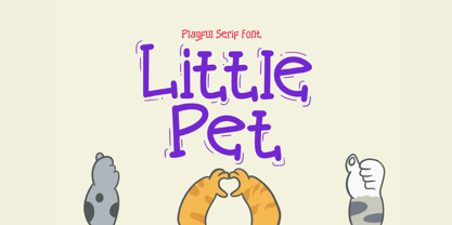 Little Pet Font Poster 1