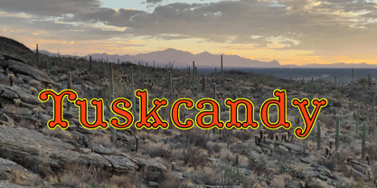 Tuskcandy Fuente Póster 1