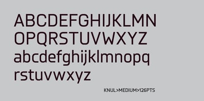 Knul Font Poster 2