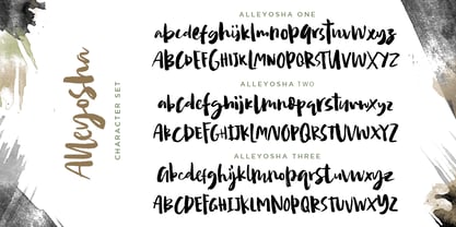 Alleyosha Font Poster 6