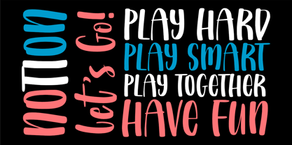 Smart Play Font Poster 2