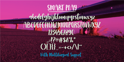 Smart Play Font Poster 6