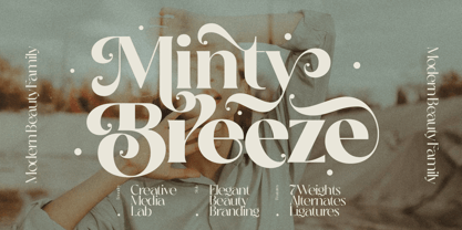 Minty Breeze Font Poster 1