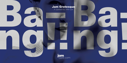 Jam Grotesque Font Poster 2