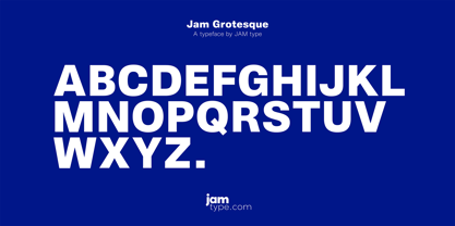Jam Grotesque Font Poster 6