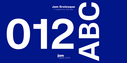 Jam Grotesque Font Poster 7