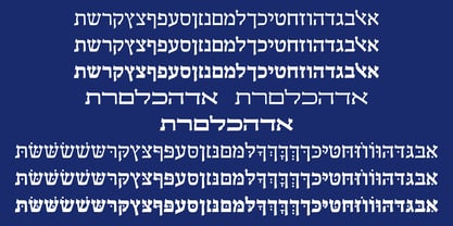 Hebrew Liane Tanach Font Poster 2