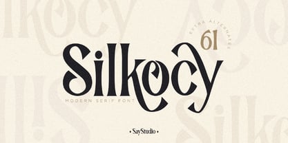 Silkocy Font Poster 1