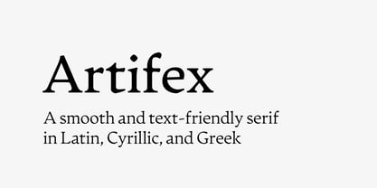 Artifex CF Font Poster 2