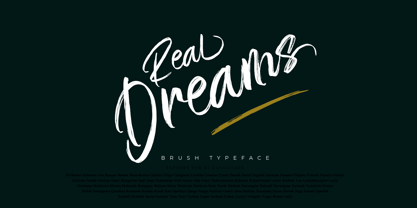 Real Dreams Font Poster 1