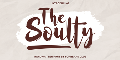 The Soulty Font Poster 1