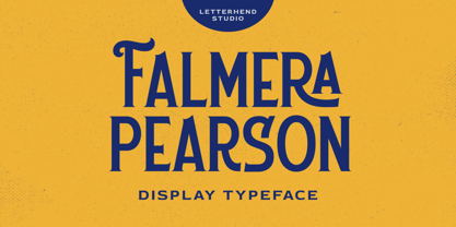 Falmera Pearson Font Poster 1