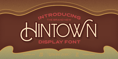 Hintown Font Poster 1