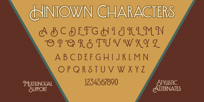 Hintown Font Poster 5