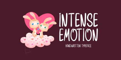 Intense Emotion Font Poster 1