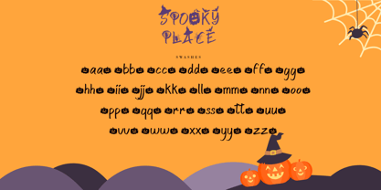 Spooky Place Fuente Póster 9