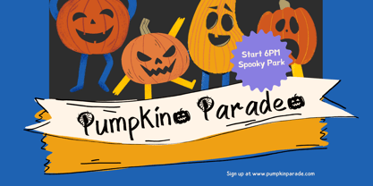 Spooky Place Font Poster 2