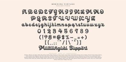 Morning Vintage Font Poster 8