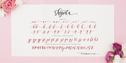 Shynta Font Poster 10