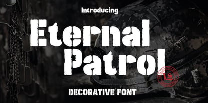 Eternal Patrol Font Poster 1