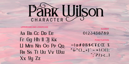 Parkwilson Font Poster 5