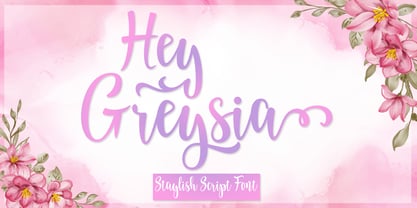 Hey Greysia Font Poster 1