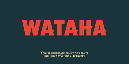 Wataha Font Poster 1